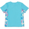 image:imageSpeedo Girls Uv Swim Shirt Short Sleeve Printed RashguardBlue Atoll