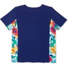 image:imageSpeedo Girls Uv Swim Shirt Short Sleeve Printed RashguardPeacoat Splice