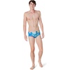 image:imageSpeedo Mens Swimsuit Euro Brief Endurance PrintedRetro Floral Turkish Sea