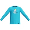 image:imageSpeedo Boys Uv Swim Shirt Long Sleeve Tee GraphicPicton Blue