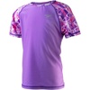 image:imageSpeedo Girls Uv Swim Shirt Short Sleeve Printed RashguardSweet Taro