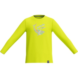 image:imageSpeedo Boys Uv Swim Shirt Long Sleeve Tee GraphicHyper Yellow