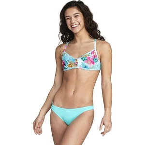 image:imageSpeedo Womens Swimsuit Top Bikini Endurance Lite Tie Back PrintFresh Blue