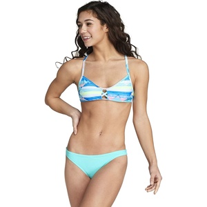 image:imageSpeedo Womens Swimsuit Top Bikini Endurance Lite Tie Back PrintMulti Pastel