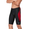 image:imageSpeedo Mens Swimsuit Jammer Powerflex Eco Revolve Splice Team ColorsBlackRed