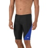 image:imageSpeedo Mens Swimsuit Jammer Powerflex Eco Revolve Splice Team Colors  Manufacturer DiscontinuedBlackRoyal