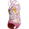 image:imageSpeedo girls Swimsuit Two Piece Tankini Thin StrapMod Petals Neon Violet