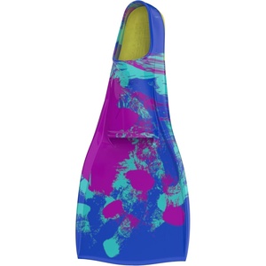 image:imageSpeedo UnisexAdult Swim Training Fins Rubber Long BladeCobalt PopDivaArctic Glass