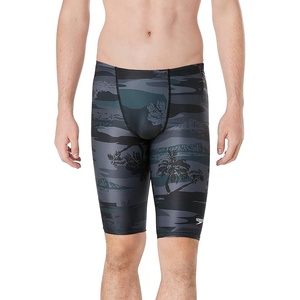 image:imageSpeedo Mens Swimsuit Jammer Endurance Printed Team ColorsAnthracite