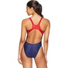image:imageSpeedo Powerflex Eco Taper Splice Pulse Back Onepiece SwimsuitNavyRed