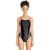 image:imageSpeedo Womens Swimsuit One Piece Prolt Flyback Solid Adult Team Colors  Manufacturer DiscontinuedBlackRed