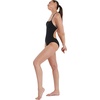 image:imageSpeedo Womens Solid Endurance Thin Strap SwimsuitBlack