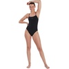 image:imageSpeedo Womens Solid Endurance Thin Strap SwimsuitBlack