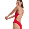 image:imageSpeedo Womens Solid Endurance Thin Strap SwimsuitEnglish Red