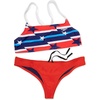 image:imageSpeedo unisexadult Print Strappy TopRad whiteblue