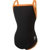 image:imageSpeedo Girls Swimsuit One Piece Endurance Flyback Solid Youth Team ColorsBlackOrange
