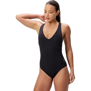 image:imageSpeedo Womens Swimsuit One Piece Sculpture ShapingButterfly Anthracite